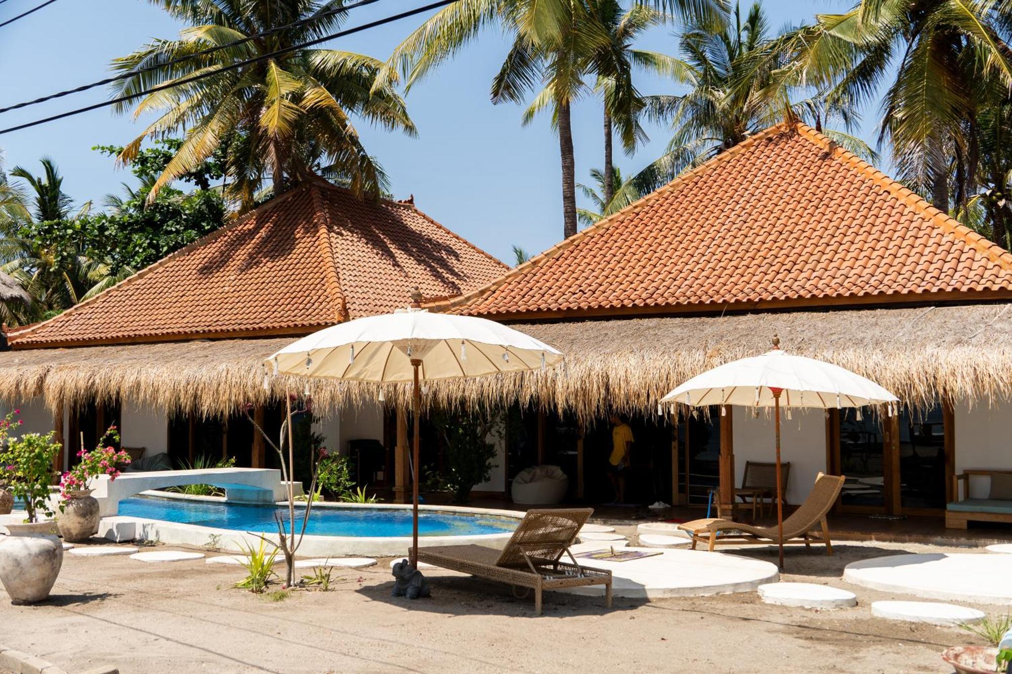 Mandala Beach Healing Rooms Gili Air Exterior foto